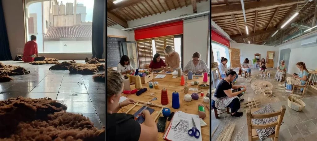 EL TALLER CON ALUMNAS