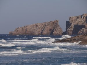 CAP D'ES FREU junto a la ensenada del Riu de Sa Fusta.