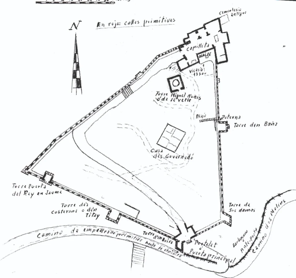 Plano militar del “Ramo de la Guerra” en Faxdepera