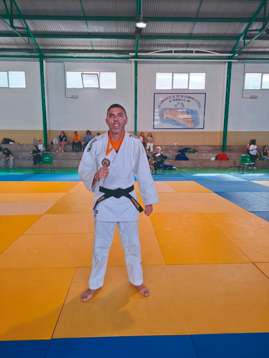 Manuel Fernández campeón bronce de Judo