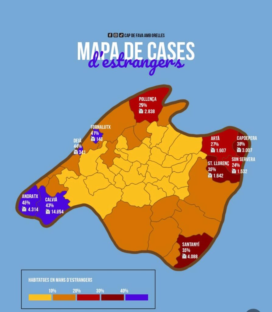 MAPA CASAS EXTRANJEROS CAPDEPERA NRO. 1